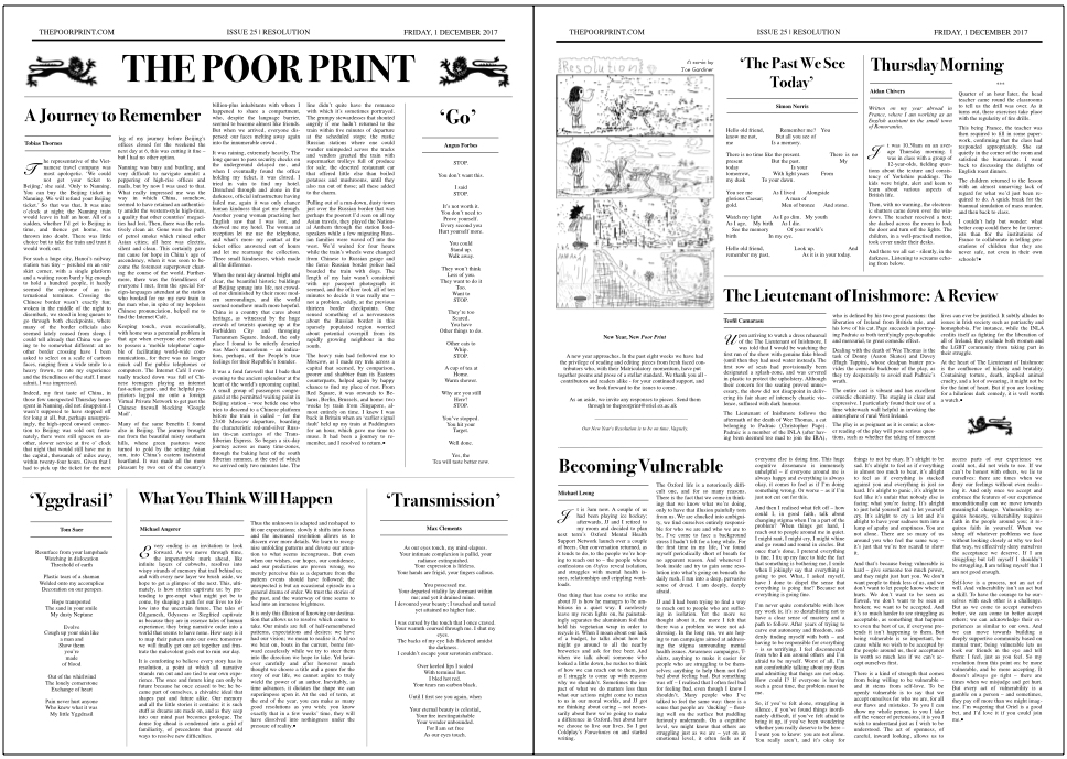 Poor Resolution Example Issue #25 – Resolution – The Poor Print